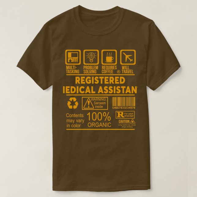 CAMISETA ASISTENTE MÉDICO INSCRITO DISEÑO NIZA 2017 (Diseño del anverso)