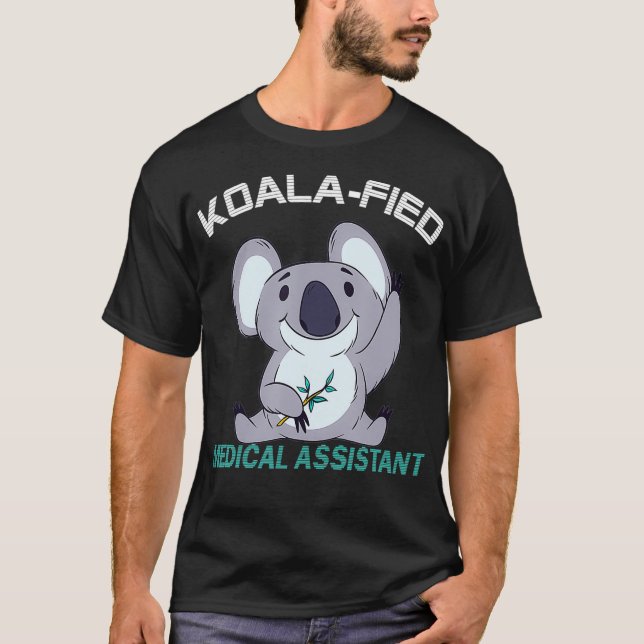 Camiseta Asistente Médico Koalafied MAMÁES calificadas  (Anverso)