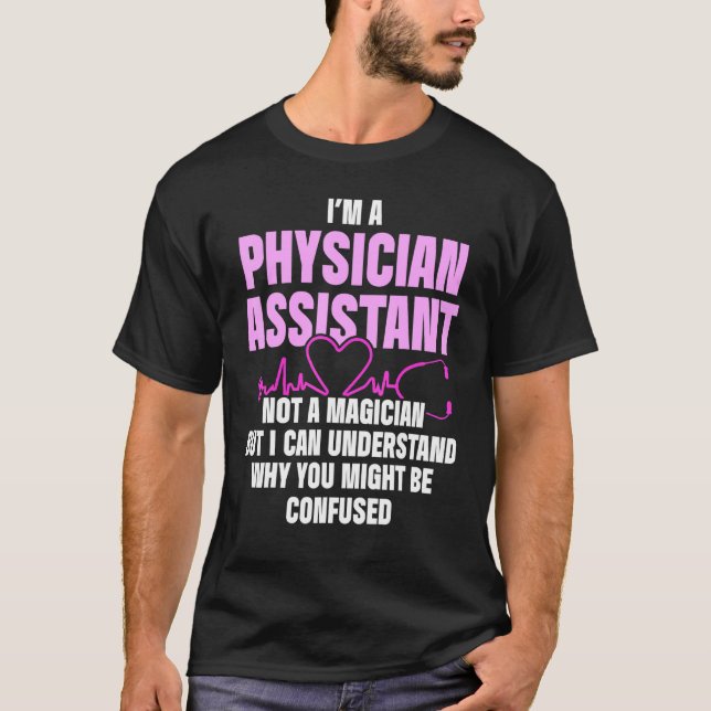 Camiseta Asistente Médico Magician Pa Certificado (Anverso)