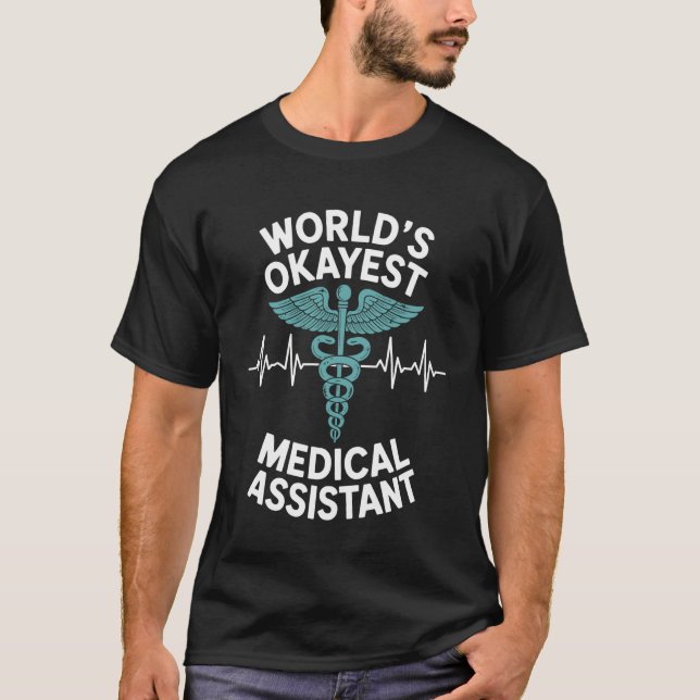 Camiseta Asistente Médico Más o Menos del Mundo (Anverso)