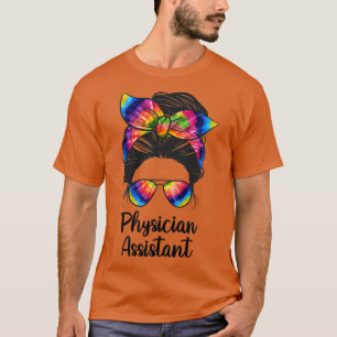 Camiseta Asistente Médico Messy Bun Life Medical Assis