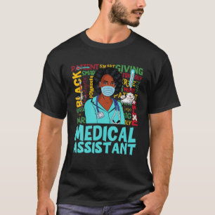 Camiseta Asistente Médico Mujeres Africanas Estadounidenses