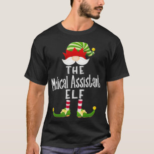 Camiseta Asistente Médico Navidades del Grupo Elf Funny Paj