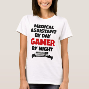 Camiseta Asistente médico por jugador de día por noche