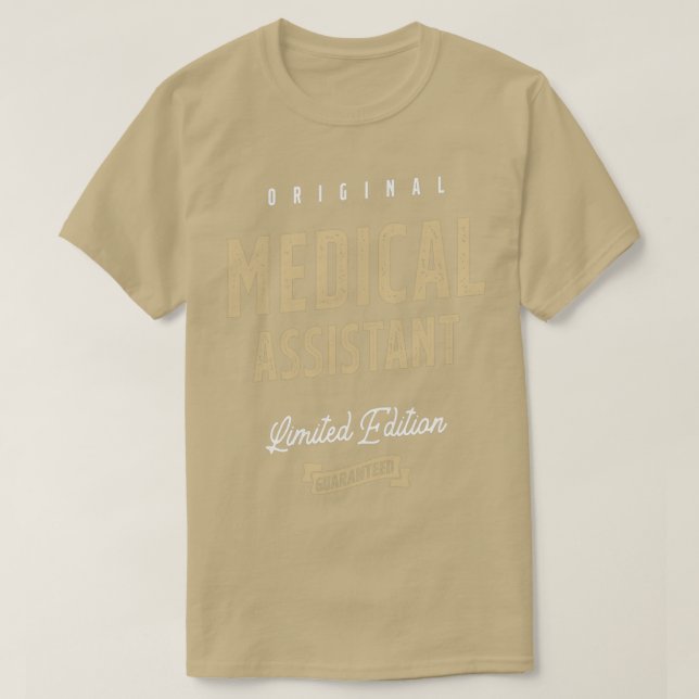 Camiseta Asistente Médico Trabajador de Cumpleaños (Diseño del anverso)