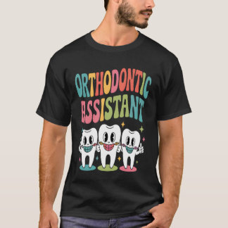Camiseta Asistente Ortodóntico Aparatos Ortodónticos Dental