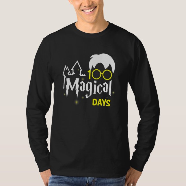 Camiseta Asistente para 100 días mágicos 100 días de escuel (Anverso)
