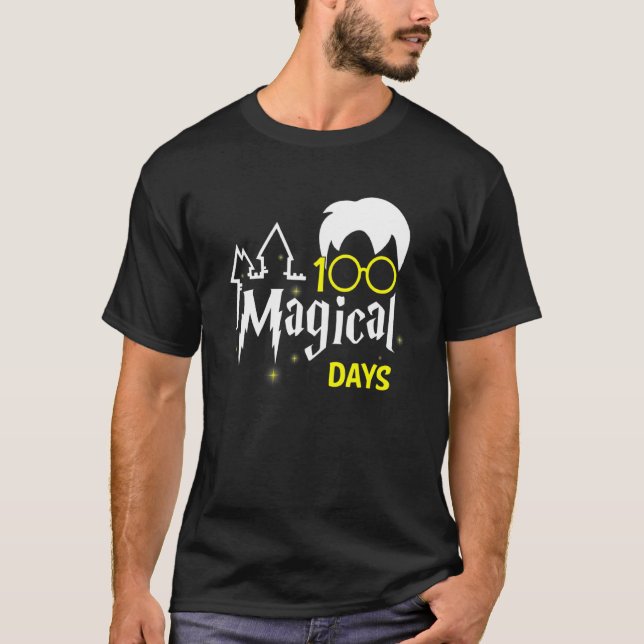 Camiseta Asistente para 100 días mágicos 100 días de escuel (Anverso)