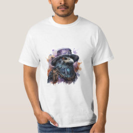 Camiseta Asistente para acuarela Raven Bird