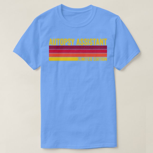 Camiseta Asistente para autopsia (Diseño del anverso)