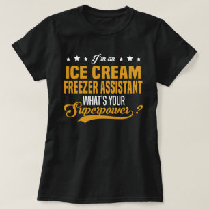 Camiseta Asistente para congelación de helados