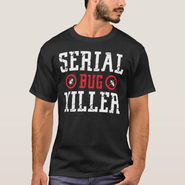 Camiseta Asistente para control de plagas causante de error (Anverso)
