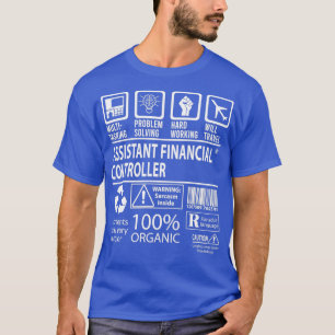 Camiseta Asistente para controlador financiero MultiTasking