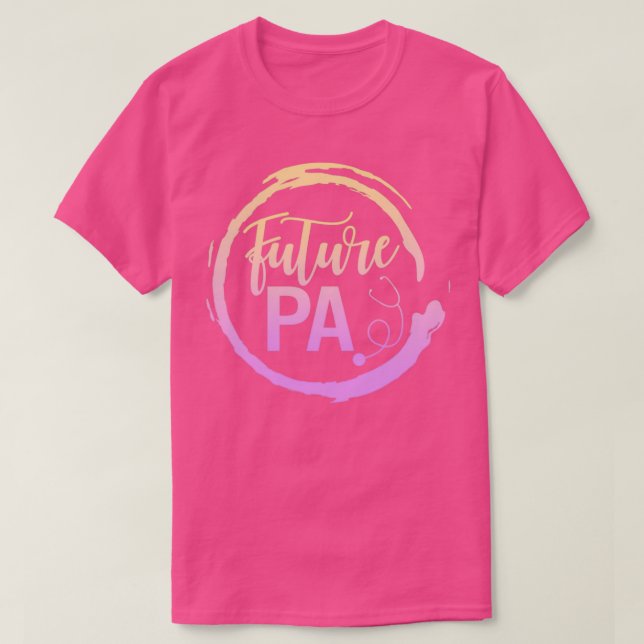 Camiseta Asistente para el futuro del proveedor de regalos  (Diseño del anverso)