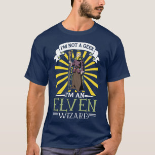 Camiseta Asistente para elfo de caracteres no geek D20 Role