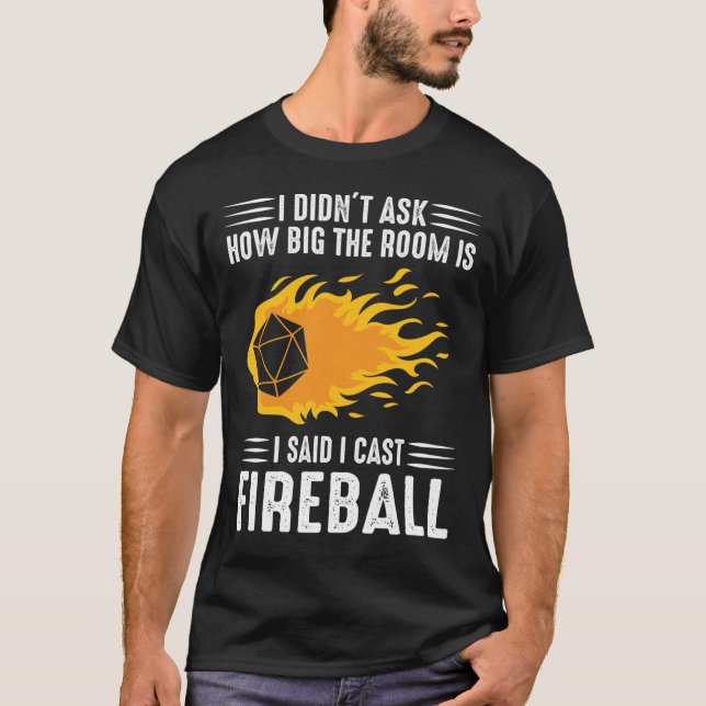 Camiseta Asistente para emisión de bola de fuego hechicero  (Anverso)