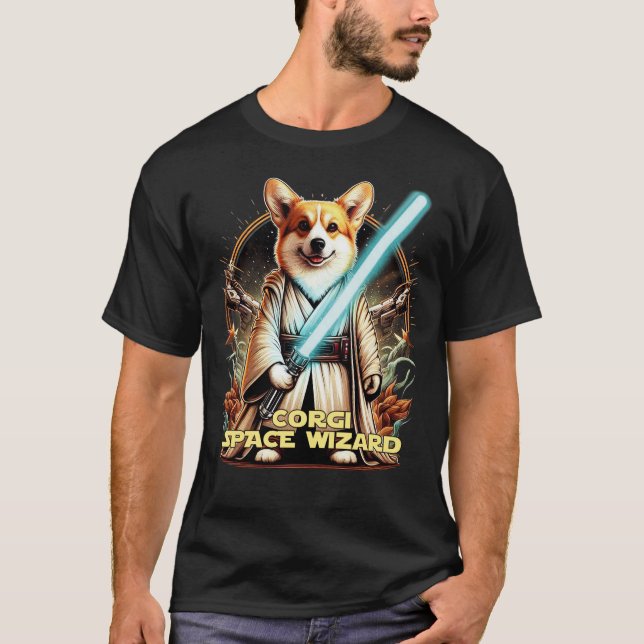 Camiseta Asistente para espacio de corgi (Anverso)