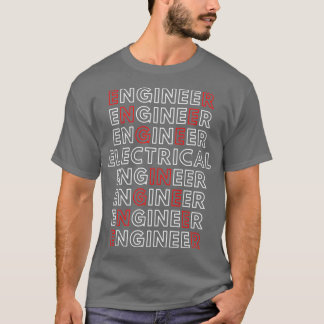 Camiseta Asistente para graduación de ingeniero eléctrico R