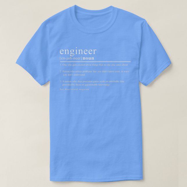 Camiseta Asistente para ingenieros (Diseño del anverso)