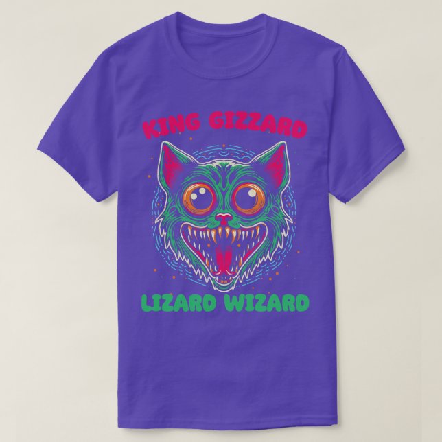 Camiseta Asistente para lagartija de King Gizzard (Diseño del anverso)