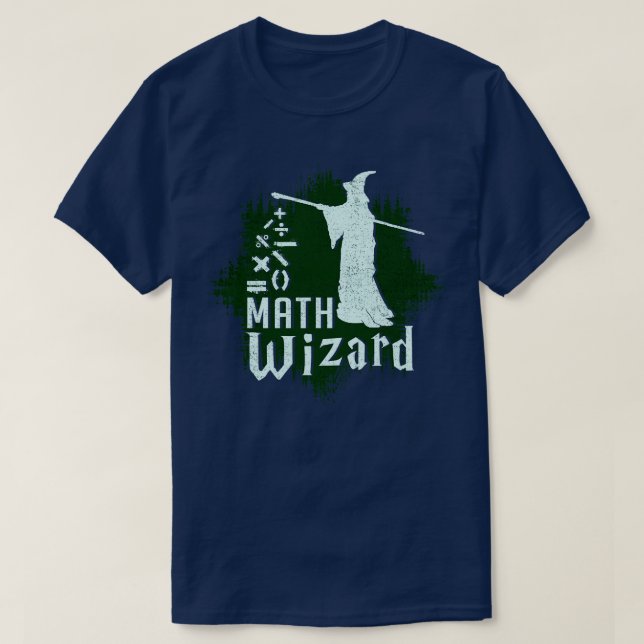 Camiseta Asistente para matemáticas (Diseño del anverso)