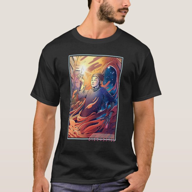 Camiseta Asistente para multiversarios Robador de arte esté (Anverso)