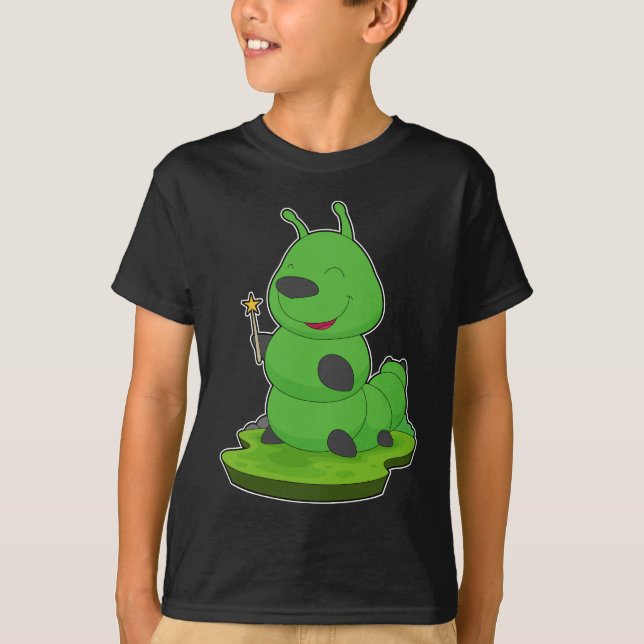 Camiseta Asistente para orugas mágica (Anverso)