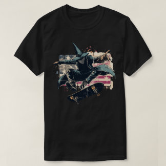 Camiseta Asistente para patinaje patriótico americano