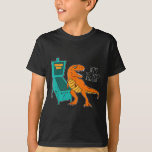 Camiseta Asistente para pinball de dinosaurio - Pictograma