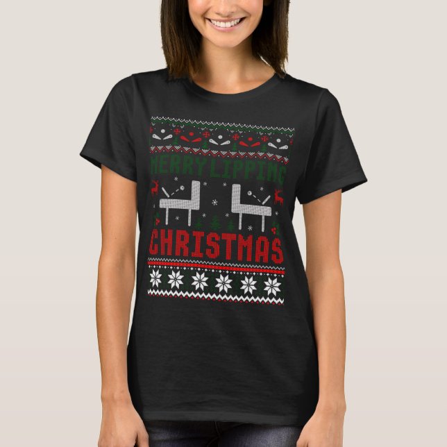 Camiseta Asistente para pinball de Navidades de Pinball de  (Anverso)