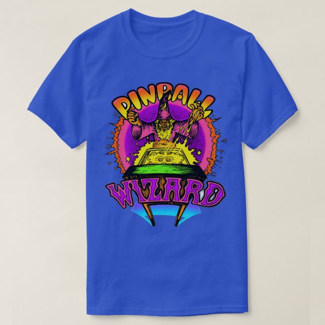 Camiseta Asistente para pinball de vintage (Diseño del anverso)