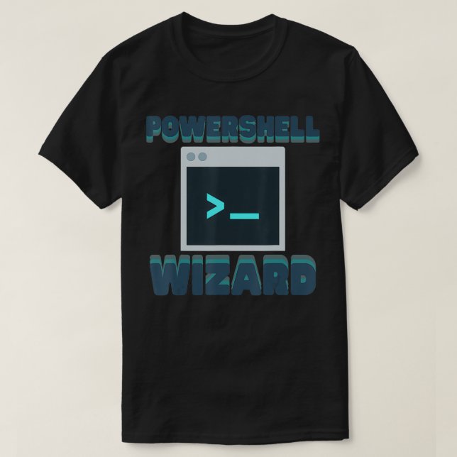 Camiseta Asistente para PowerShell (Diseño del anverso)