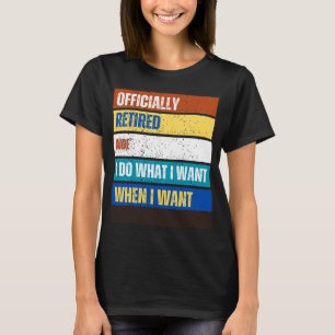 Camiseta Asistente para retiro de asistencia jubilado