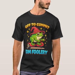 Camiseta Asistente para sapo caprichoso para cometer engaño