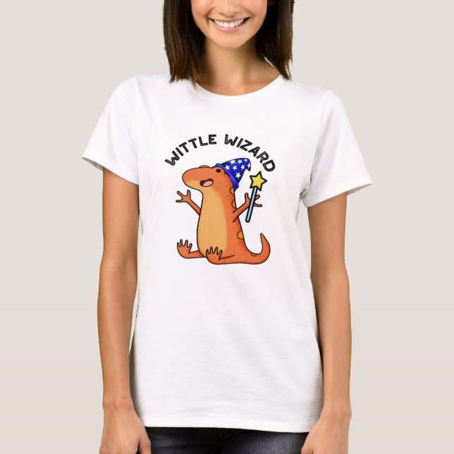 Camiseta Asistente para testigos Funny Lizard Pun (Anverso)