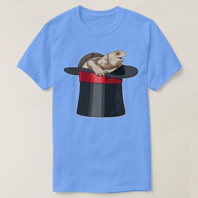 Camiseta Asistente para tortugas sombrero superior (Diseño del anverso)