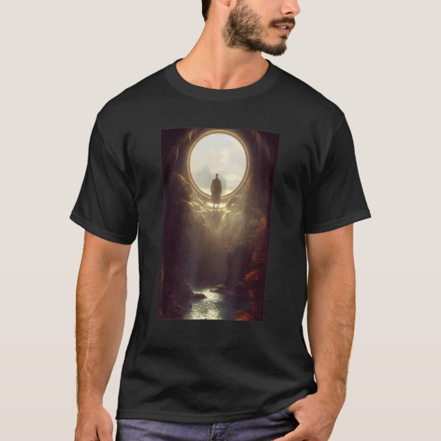 Camiseta Asistente Para Vistas Interiores Mirando Desde Un  (Anverso)