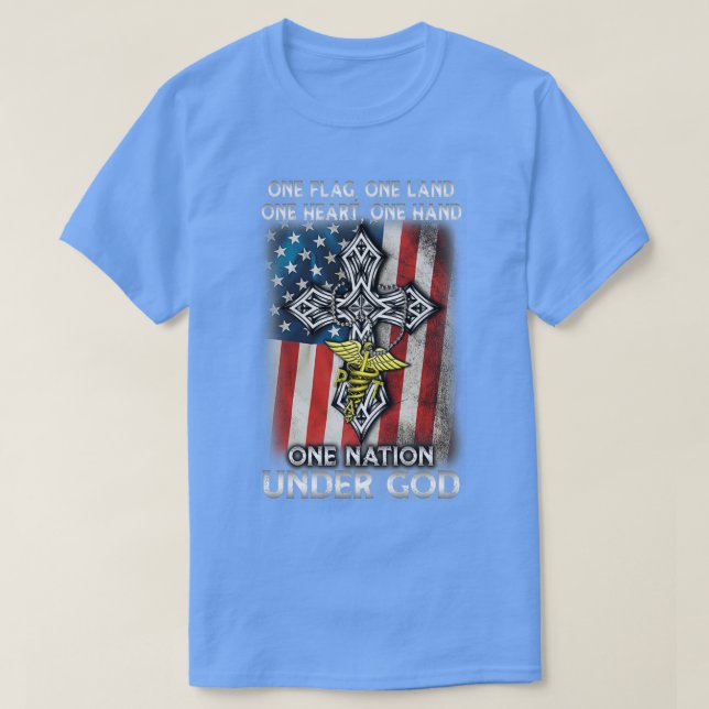 Camiseta Asistente Patriótico de Terapia Física (Diseño del anverso)