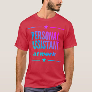 Camiseta Asistente Personal En El Trabajo Para El Mejor Per