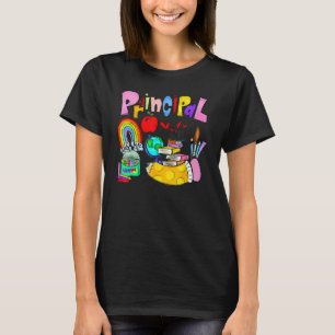 Camiseta Asistente principal de vuelta al cole dibujado a m