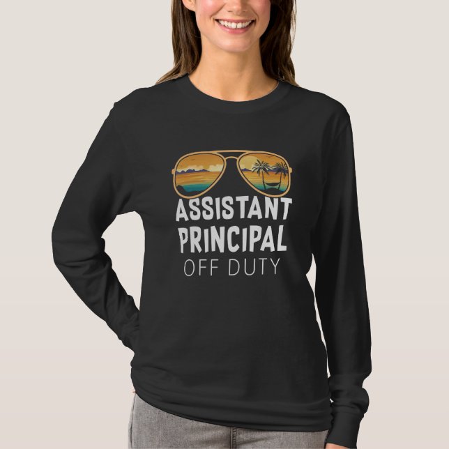 Camiseta Asistente Principal Del Servicio Gafas De Sol Play (Anverso)