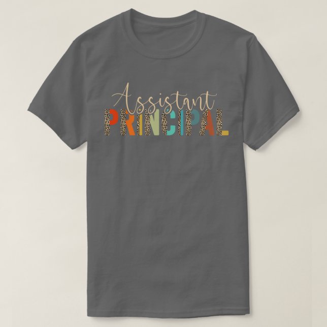 Camiseta Asistente Principal Funny Job Title School Trabaja (Diseño del anverso)