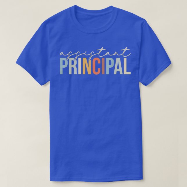 Camiseta Asistente Principal Funny Job Title School Trabaja (Diseño del anverso)