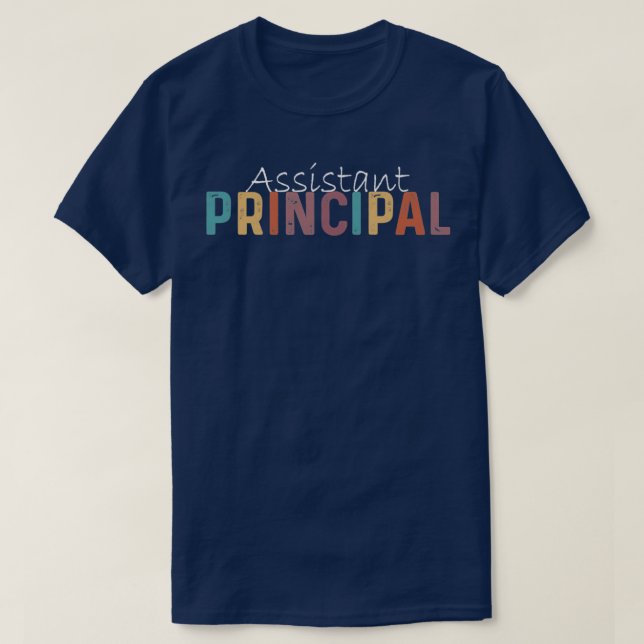 Camiseta Asistente Principal Funny Job Title School Trabaja (Diseño del anverso)