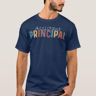 Camiseta Asistente Principal Funny Job Title School Trabaja