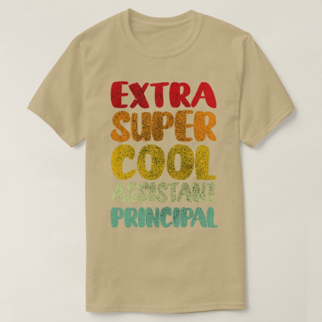 Camiseta asistente principal Funny Present Idea parece (Diseño del anverso)