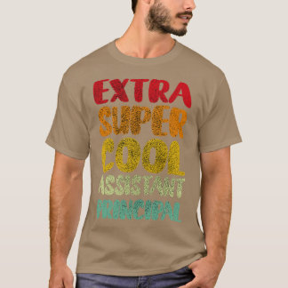 Camiseta asistente principal Funny Present Idea parece
