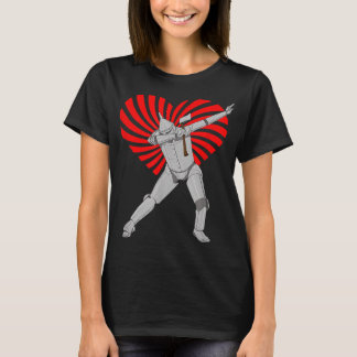 Camiseta Asistente Retro De Oz Tin Man Swirl Heart Valentin