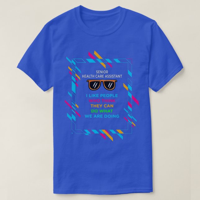 CAMISETA ASISTENTE SUPERIOR DE ATENCIÓN DE LA SALUD (Diseño del anverso)