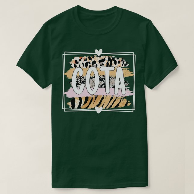 Camiseta Asistente terapístico ocupacional certificado COTA (Diseño del anverso)